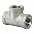 Thrifco Plumbing 1/4 Stainless Steel Tee, Packaged 9017063